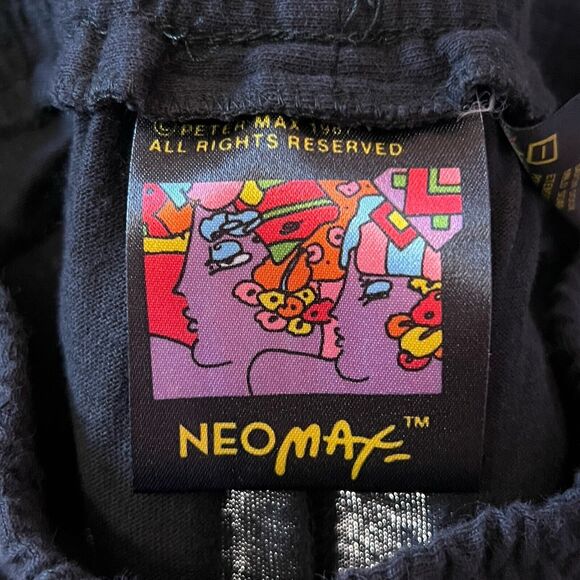 Vintage Peter Neo Max Sweatpants Lounge Pj Bottoms 100% Cotton USA Pockets 80s - Picture 7 of 8